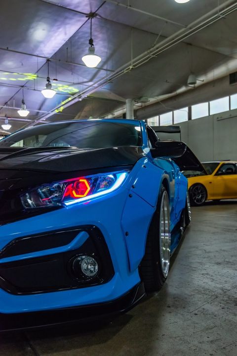 Robot Craftsman Widebody Wheel Arches Fender Flares for Honda Civic 10th Gen FC1/2/5/6 FK7 Carbon Fiber/FRP