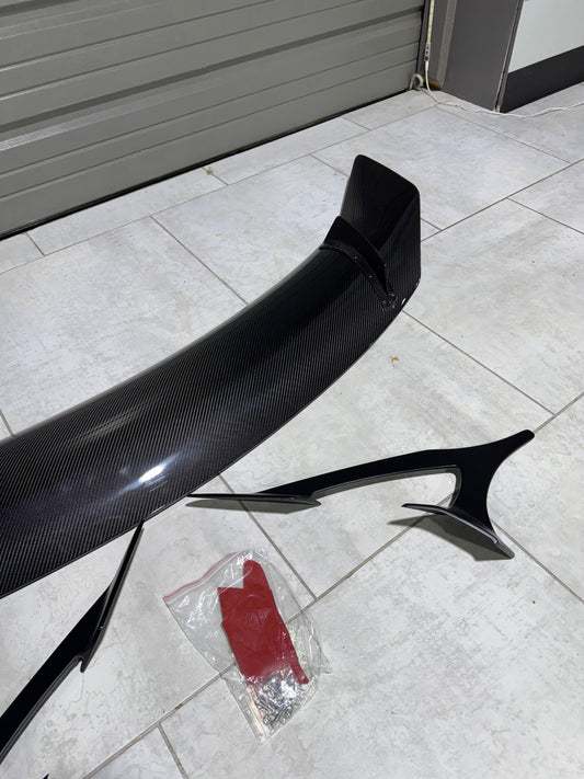 Aero Republic AR Style Rear Spoiler Wing for Lexus LC500 LC500h Pre-preg Carbon Fiber/FRP