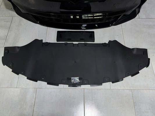 Tesla Model Y / Performance 2021-ON with Aftermarket Parts - Loong Flames Max Front Bumper PP from Yofer USA