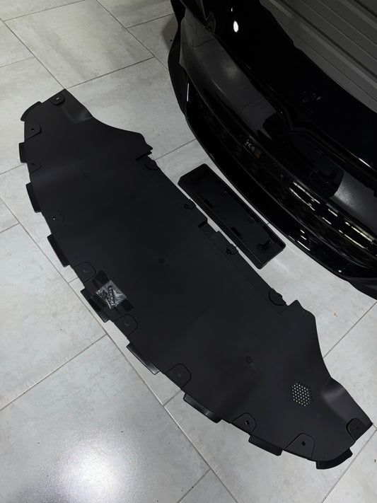 Tesla Model Y / Performance 2021-ON with Aftermarket Parts - Loong Flames Max Front Bumper PP from Yofer USA