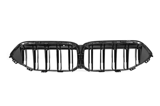BMW 2 Series 228 M235 F44 2020 2021 2022 2023 2024 (Fits both Pre-LCI and LCI) with Aftermarket Parts - Dual Slat Front Kidney Grill Pre-preg Carbon Fiber from Aero Republic