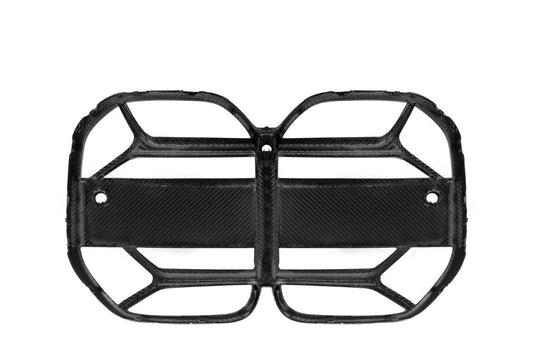 BMW 4 Series M440 430 G22 G23 2020 2021 2022 2023 2024 with Aftermarket Parts - CSL / Without ACC & CSL / With ACC Front Kidney Grill Pre-preg Carbon Fiber from Aero Republic