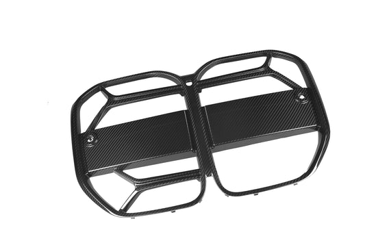 BMW 4 Series M440 430 G22 G23 2020 2021 2022 2023 2024 with Aftermarket Parts - CSL / Without ACC & CSL / With ACC Front Kidney Grill Pre-preg Carbon Fiber from Aero Republic