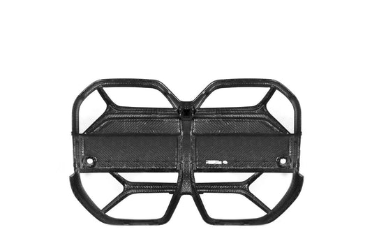 BMW I4 M50 / e Drive 40 G26 2020 2021 2022 2023 2024 with Aftermarket Parts - CSL / Without ACC & CSL / With ACC Front Kidney Grill Pre-preg Carbon Fiber from Aero Republic