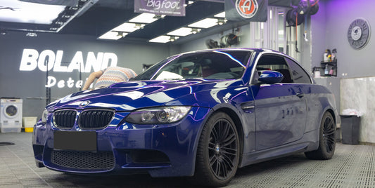 BMW M3 E92 E93 Pre-LCI 2006 2007 2008 with Aftermarket Parts - Dual Slat Front Kidney Grill Pre-preg Carbon Fiber from Aero Republic