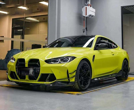 BMW M3 M3C M3CS G80 G81 2021 2022 2023 2024 & M4 M4C M4CS G82 G83 2021 2022 2023 2024 with Aftermarket Parts - CSL / Without ACC & CSL / With ACC Front Kidney Grill Pre-preg Carbon Fiber from Aero Republic