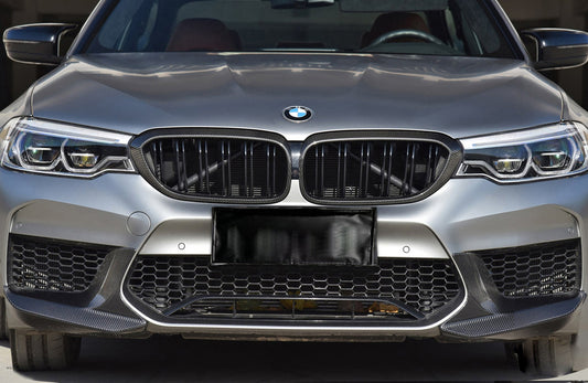 BMW M5 M5C F90 Pre-LCI 2018 2019 2020 & 5 Series M550 540 G30 G31 Pre-LCI 2017 2018 2019 2020 with Aftermarket Parts - Dual Slat Front Kidney Grill Pre-preg Carbon Fiber from Aero Republic