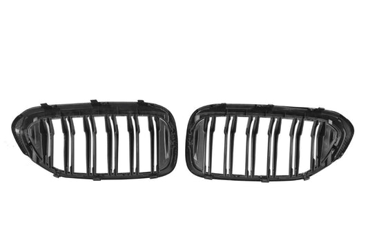 BMW M5 M5C F90 Pre-LCI 2018 2019 2020 & 5 Series M550 540 G30 G31 Pre-LCI 2017 2018 2019 2020 with Aftermarket Parts - Dual Slat Front Kidney Grill Pre-preg Carbon Fiber from Aero Republic