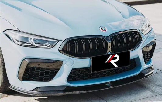 BMW M8 F91 F92 F93 2019-ON with Aftermarket Parts - AC Style Front Lip Carbon Fiber from Aero Republic