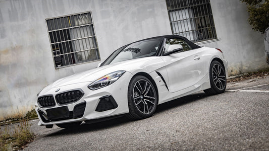 BMW Z4 M40 / sDrive30 G29 2019 2020 2021 2022 2023 2024 with Aftermarket Parts - Dual Slat Front Kidney Grill Pre-preg Carbon Fiber from Aero Republic