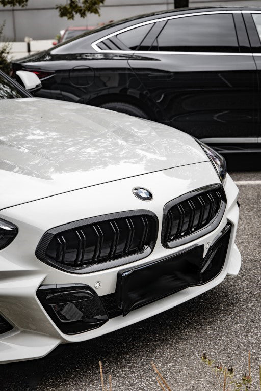 BMW Z4 M40 / sDrive30 G29 2019 2020 2021 2022 2023 2024 with Aftermarket Parts - Dual Slat Front Kidney Grill Pre-preg Carbon Fiber from Aero Republic