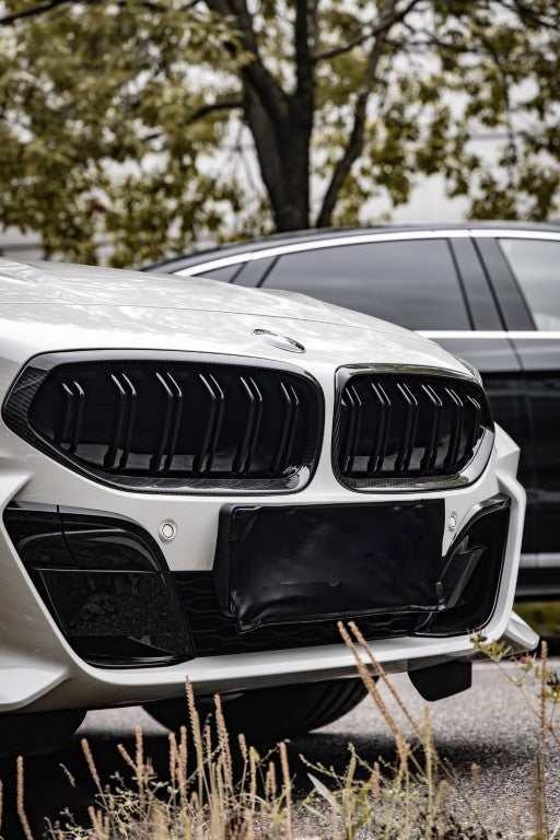 BMW Z4 M40 / sDrive30 G29 2019 2020 2021 2022 2023 2024 with Aftermarket Parts - Dual Slat Front Kidney Grill Pre-preg Carbon Fiber from Aero Republic