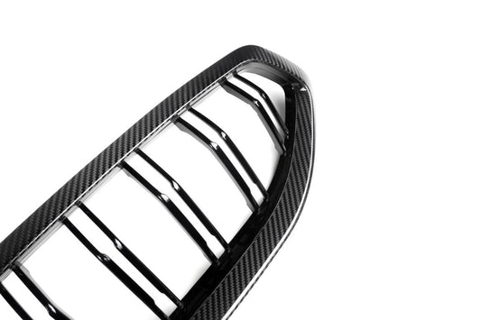 BMW Z4 M40 / sDrive30 G29 2019 2020 2021 2022 2023 2024 with Aftermarket Parts - Dual Slat Front Kidney Grill Pre-preg Carbon Fiber from Aero Republic