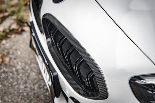 BMW Z4 M40 / sDrive30 G29 2019 2020 2021 2022 2023 2024 with Aftermarket Parts - Dual Slat Front Kidney Grill Pre-preg Carbon Fiber from Aero Republic