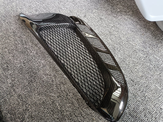 Ferrari 488 GTB & Spider 2016 2017 2018 2019 2020 with Aftermarket Parts - 1:1 Pista Style Side Vent Carbon Fiber / FRP from Aero Republic