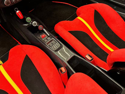 Ferrari 488 GTB & Spider 2016 2017 2018 2019 2020 with Aftermarket Parts - 1:1 Pista Style Interior Styling Carbon Fiber from Aero Republic