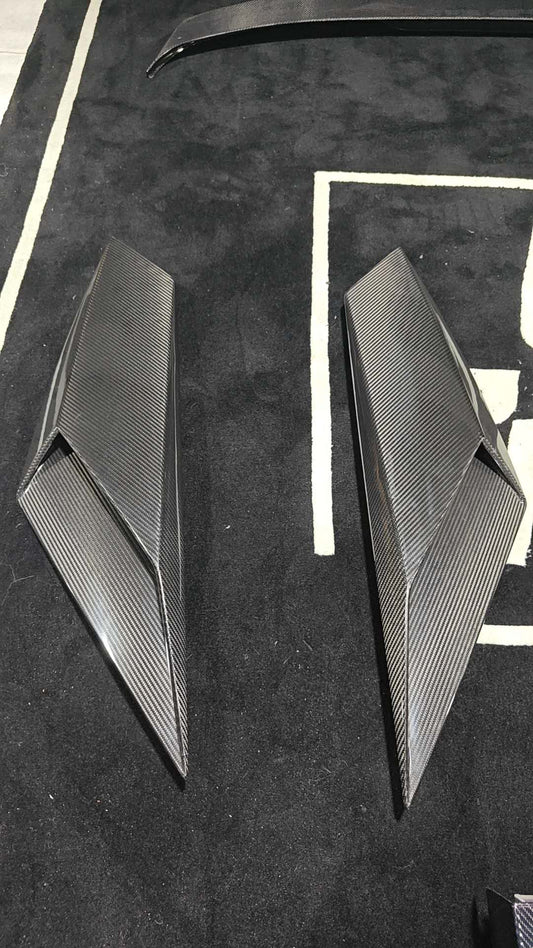 Lamborghini Aventador Base LP700 LP720 S LP740 SV LP750 Ultimate LP780 SVJ LP770 2012 2013 2014 2015 2016 2017 2018 2019 2020 2021 2022 2023 with Aftermarket Parts - 1:1 OEM SVJ Style Rear Intake Air Vent Scoop Carbon Fiber / FRP from Aero Republic