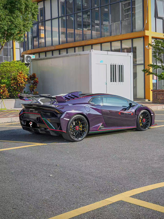 Lamborghini Huracan LP580 LP610 Evo RWD AWD Tecnica Performante STO Sterrato 2015 2016 2017 2018 2019 2020 2021 2022 2023 2024 with Aftermarket Parts - 1:1 Evo Tecnica STO Style Side Skirts Pre-preg Carbon Fiber / FRP from Aero Republic