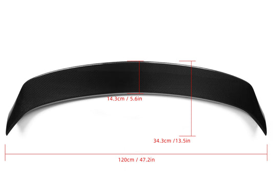 Lexus IS-F IS 300 250 200t XE30 Sedan 2014 2015 2016 2017 2018 2019 2020 with Aftermarket Parts - ARTN Style Rear Lip Spoiler Carbon Fiber from Aero Republic