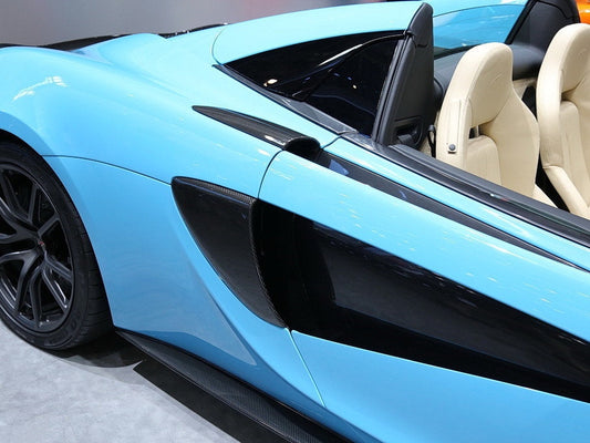 McLaren 540C 570S 570GT with Aftermarket Parts - 600LT Style Lower Side Intake Vent Pre-preg Carbon Fiber from Aero Republic