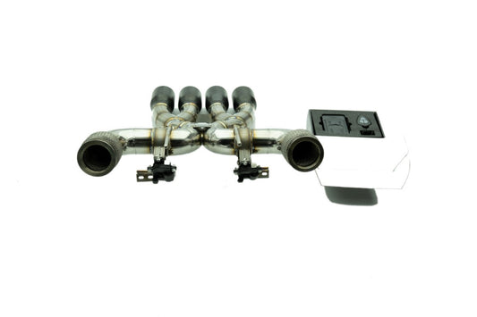 McLaren 720S 2018 2019 2020 2021 2022 2023 with Aftermarket Parts - 765LT Exhaust Tips with Valve Control Stainless Steel from Aero Republic