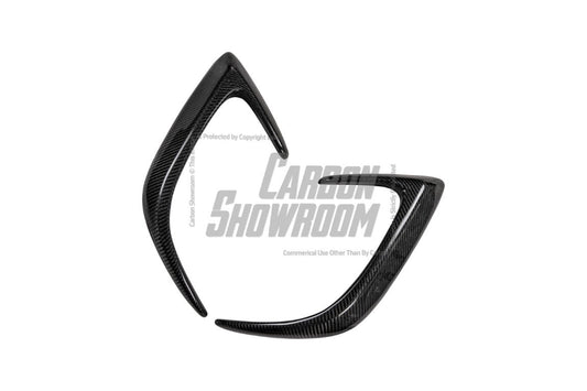 Aero Republic Carbon Fiber Rear Bumper Canards Valences Trim For W205 C300 C43 C63 AMG Coupe Sedan 2 Door 4 Door 2015-ON