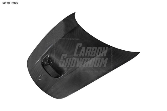 SD Carbon Design DRY Carbon Fiber Hood Bonnet For Porsche 911 991 / 718 Cayman Boxster - Performance SpeedShop