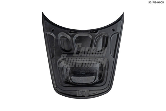 SD Carbon Design DRY Carbon Fiber Hood Bonnet For Porsche 911 991 / 718 Cayman Boxster - Performance SpeedShop