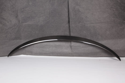 Tesla Model 3 Performance 2017 2018 2019 2020 2021 2022 2023 with Aftermarket Parts - A Style Rear Lip Spoiler Pre-preg Carbon from Aero Republic