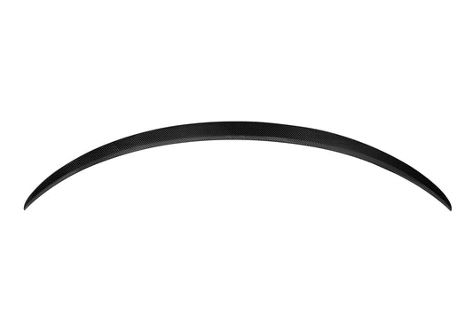 Tesla Model 3 Performance 2017 2018 2019 2020 2021 2022 2023 with Aftermarket Parts - A Style Rear Lip Spoiler Pre-preg Carbon from Aero Republic