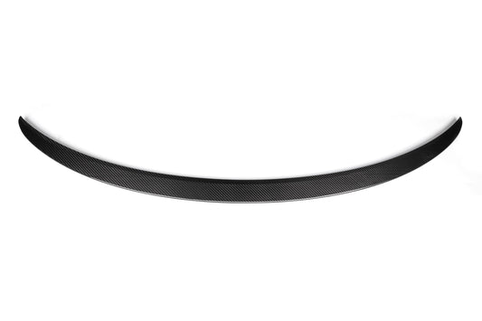 Tesla Model 3 Performance 2017 2018 2019 2020 2021 2022 2023 with Aftermarket Parts - A Style Rear Lip Spoiler Pre-preg Carbon from Aero Republic
