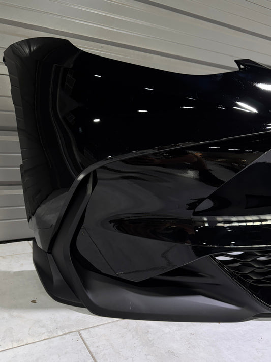 Tesla Model Y / Performance 2021-ON with Aftermarket Parts - Loong Flames Max Front Bumper PP from Yofer USA