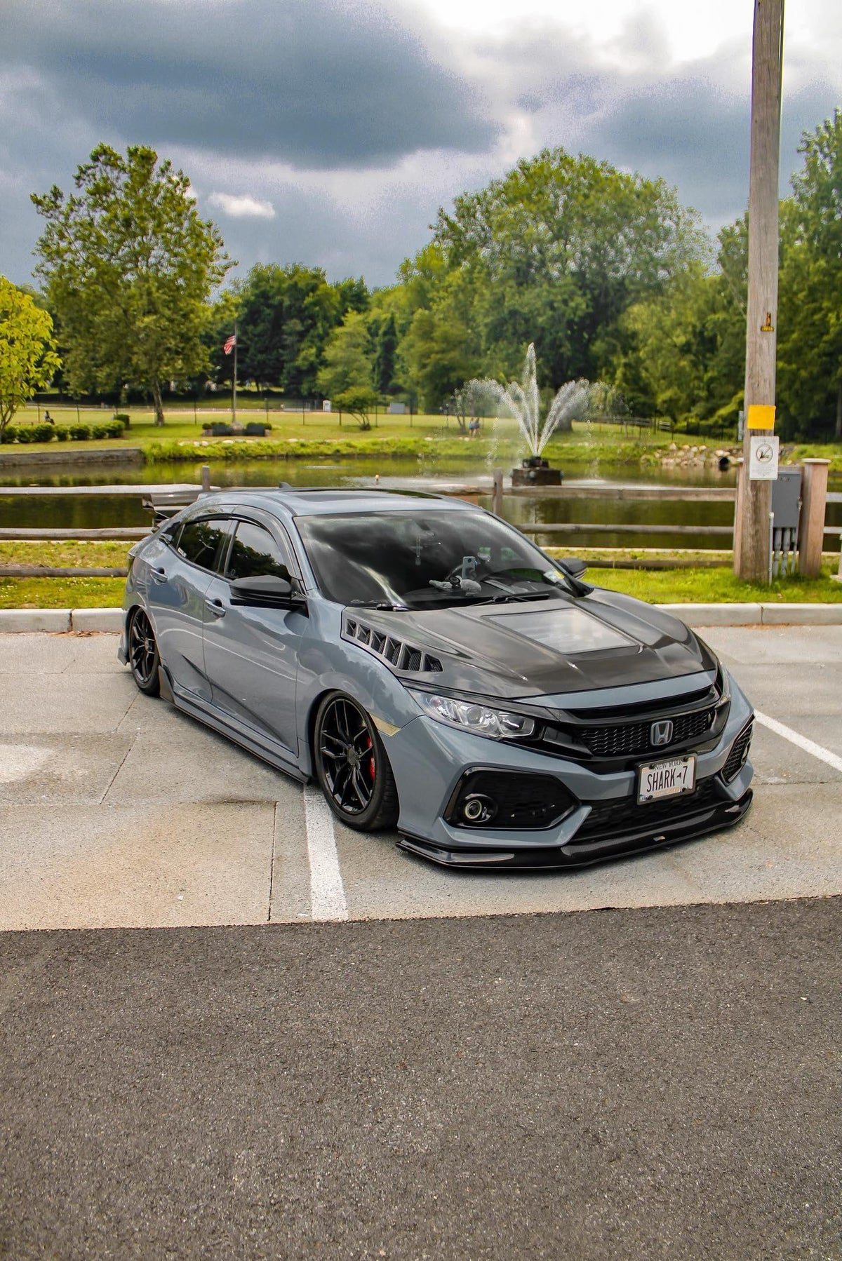 CMST Tuning Carbon Fiber Glass Transparent Hood for Honda FK8 Type-R & 10th Gen Civic