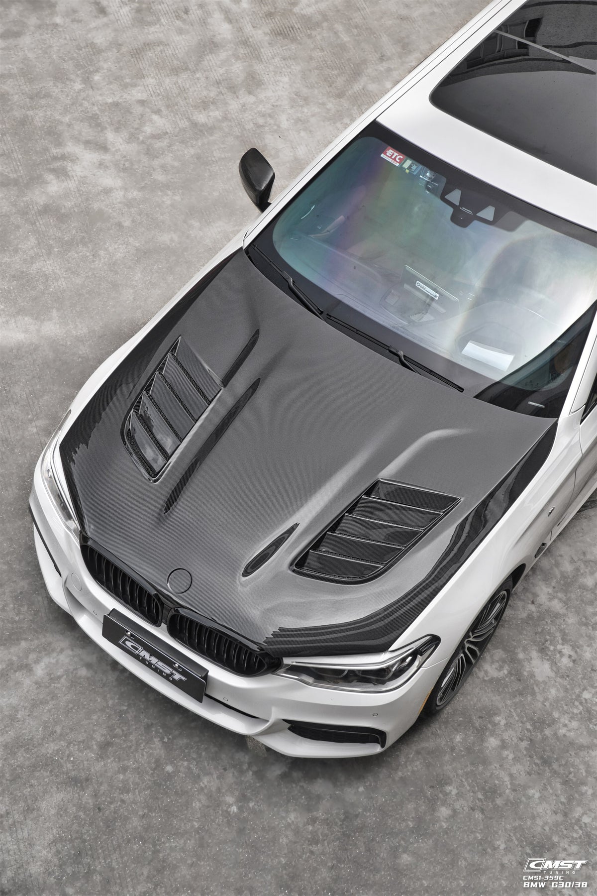 CMST Tuning Vented Carbon Fiber Hood Bonnet Ver.1 for BMW M5 F90 G30 540i M550i