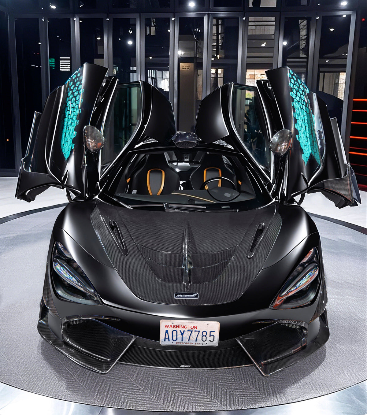 McLaren 720S 2018 2019 2020 2021 2022 2023 & 750S 2024-ON & 765LT 2021 2022 with Aftermarket Parts - Hood Carbon Fiber / FRP from CMST Tuning