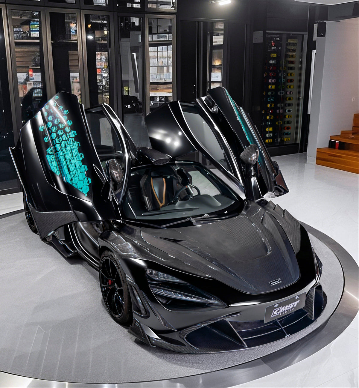 McLaren 720S 2018 2019 2020 2021 2022 2023 & 750S 2024-ON & 765LT 2021 2022 with Aftermarket Parts - Hood Carbon Fiber / FRP from CMST Tuning