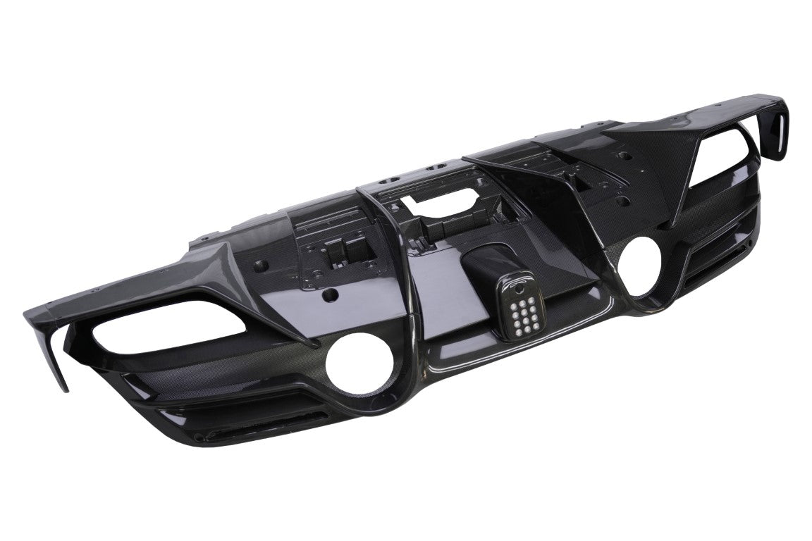 Ferrari F8 Tributo Spider 2020 2021 2022 2023 with Aftermarket Parts - M Style Side Skirts Carbon Fiber / FRP from Aero Republic