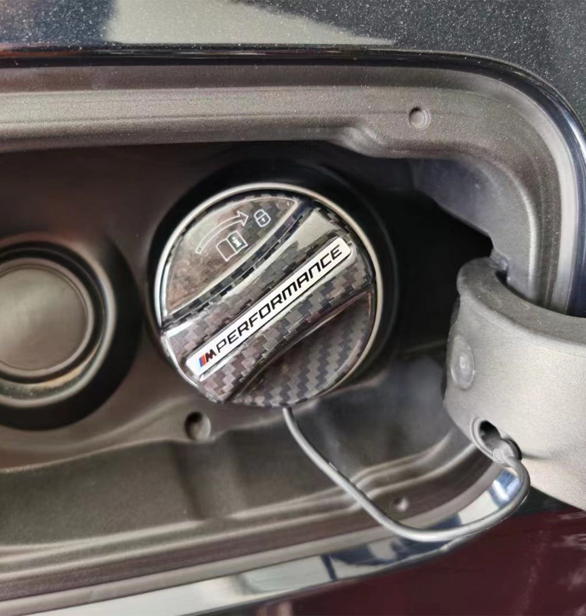 BMW 3 Series 330i M340i G20 (LCI & Pre-LCI) 2019-ON & M3 G80 G81 2021-ON with Aftermarket Parts - MP M Performance Style Fuel Filler Cap Carbon Fiber from Geex Village