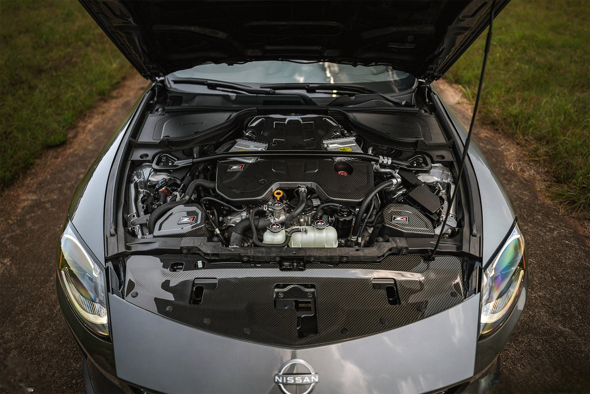 Nissan Z 400Z Nismo Proto Performance Sport RZ34 2023-ON with Aftermarket Parts - GC Style Engine Bay Cover Carbon Fiber from Geex Village