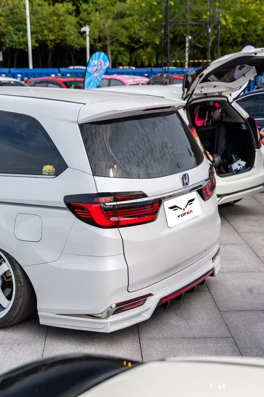 Honda Odyssey EX/EX-L/LX/Sport/Touring/Elite 2021-2024 with Aftermarket Parts - Rear Diffuser PP from Yofer USA