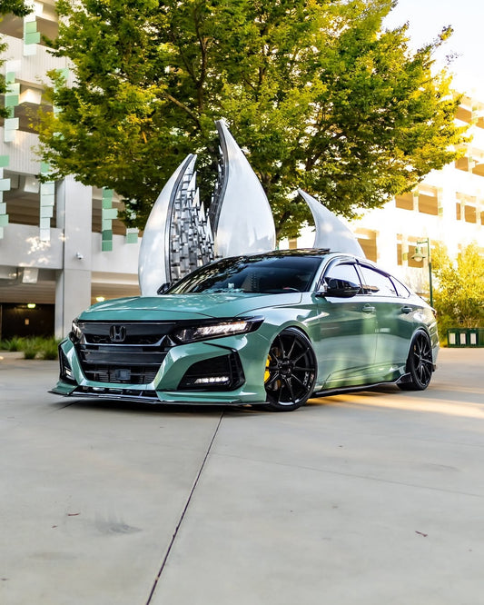 Honda Accord 10th Gen Pre-facelift 2018-2020 with Aftermarket Parts - Front Bumper PP from Yofer USA