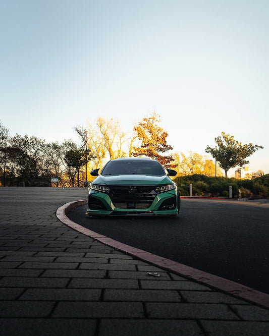 Honda Accord 10th Gen Pre-facelift 2018-2020 with Aftermarket Parts - Front Bumper PP from Yofer USA