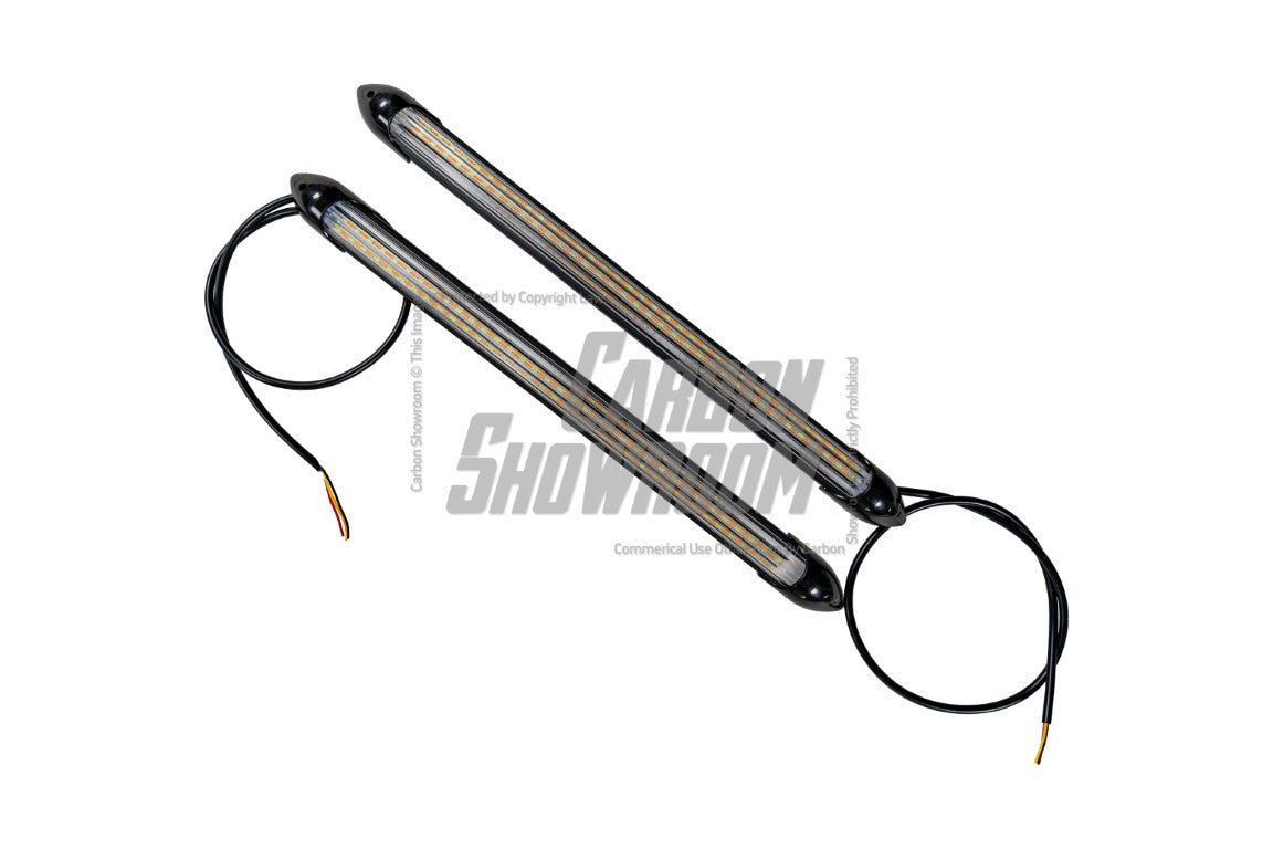 DRL and Turn Sequential Signal for DAWN Mustang and GODZILLA GTR Front Bumper from Robot Craftsman