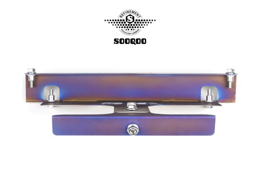 BMW M3 M3C M3CS G80 G81 2021-ON & M4 M4C M4CS M4CSL G82 G83 2021-ON with Aftermarket Parts - MP Style / Quad Center Exist Rear Diffuser & Center Diffuser Plate & Exhaust Hanger & Diffuser Bracket Carbon Fiber / Titanium from Aero Republic & SOOQOO USA