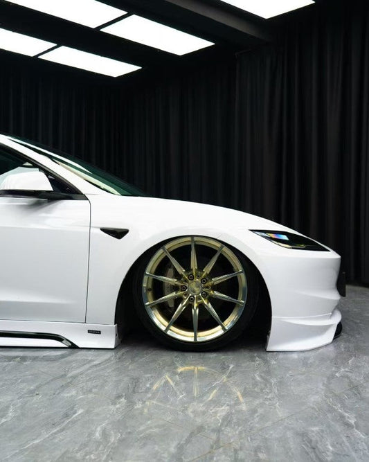 Tesla Model 3 Highland / Performance 2024 with Aftermarket Parts - Side Skirts ABS+PP from Yofer USA