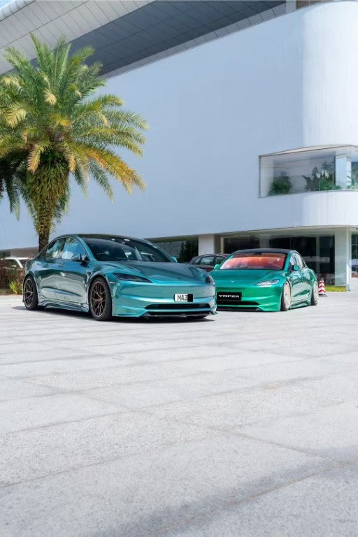 Tesla Model 3 Highland / Performance 2024 with Aftermarket Parts - Side Skirts ABS+PP from Yofer USA