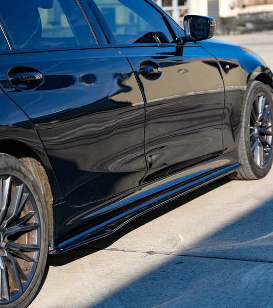BMW 3 Series 330i M340i G20 G21 (Fits both Pre-LCI & LCI) 2019-ON with Aftermarket Parts - Side Skirts ABS from VTEN