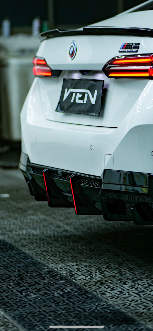 BMW 5 Series 530 540 & i5 e/x Drive40 M60 G60 2024-ON with Aftermarket Parts - Rear Lip Spoiler ABS from VTEN