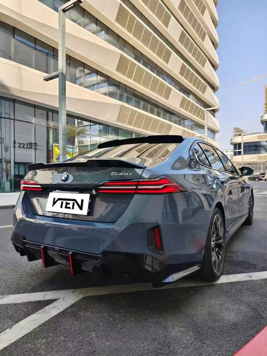 BMW 5 Series 530 540 & i5 e/x Drive40 M60 G60 2024-ON with Aftermarket Parts - Rear Roof Spoiler ABS from VTEN