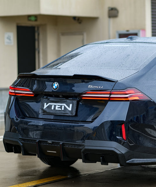 BMW 5 Series 530 540 & i5 e/x Drive40 M60 G60 2024-ON with Aftermarket Parts - Rear Lip Spoiler ABS from VTEN